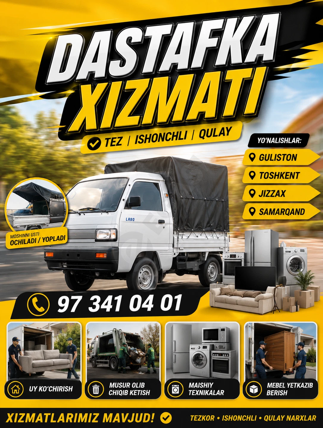 labo xizmati Toshkentdan Gulistonga — rasm 1/6
